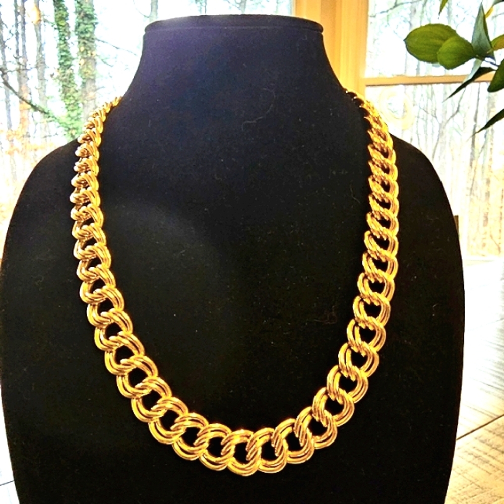 Chunky Gold Vintage Chain Necklace